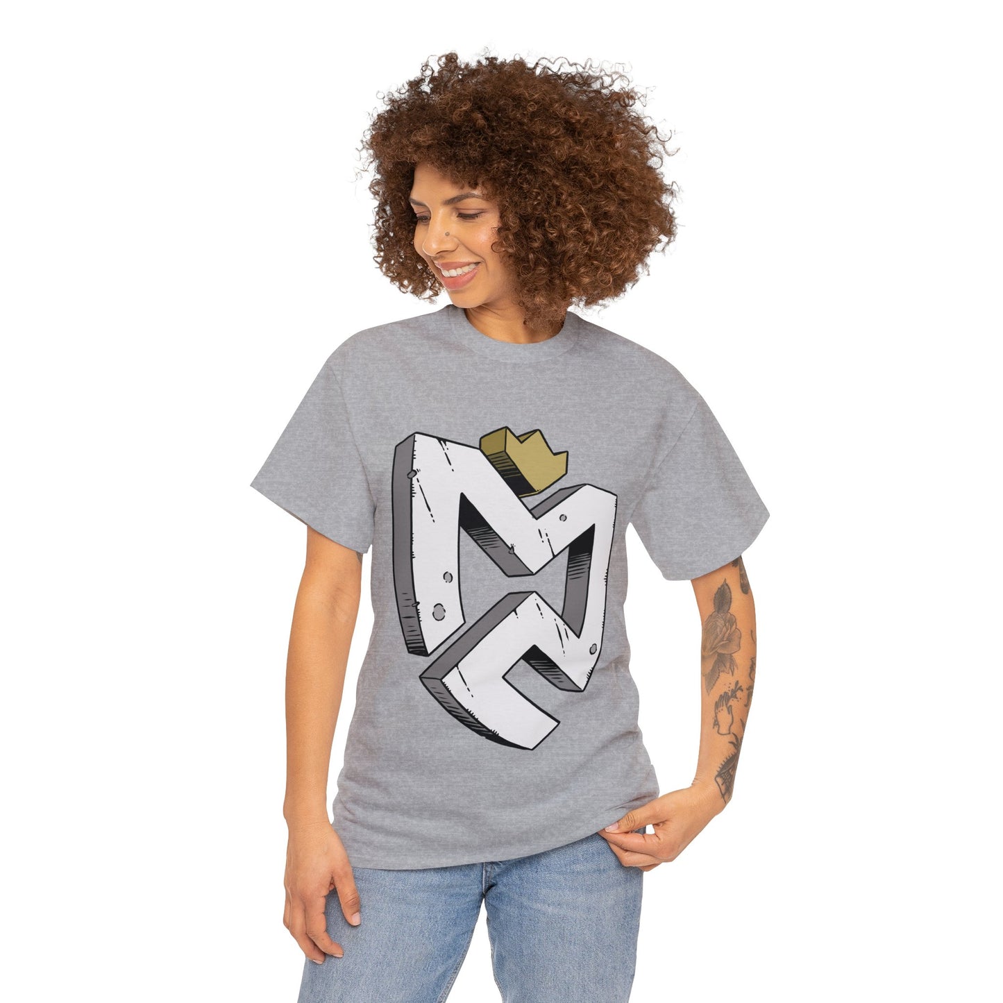 Mitch Creek 3D Logo Heavy Cotton Tee Adult