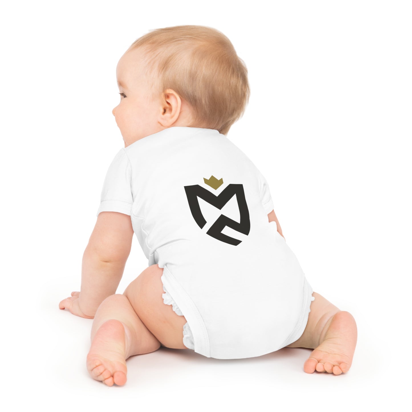 Mitch Creek Slam Graphic Logo Baby Short Sleeve Bodysuit Youth