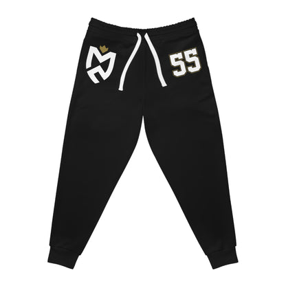 Mitch Creek Black Athletic Joggers Adult