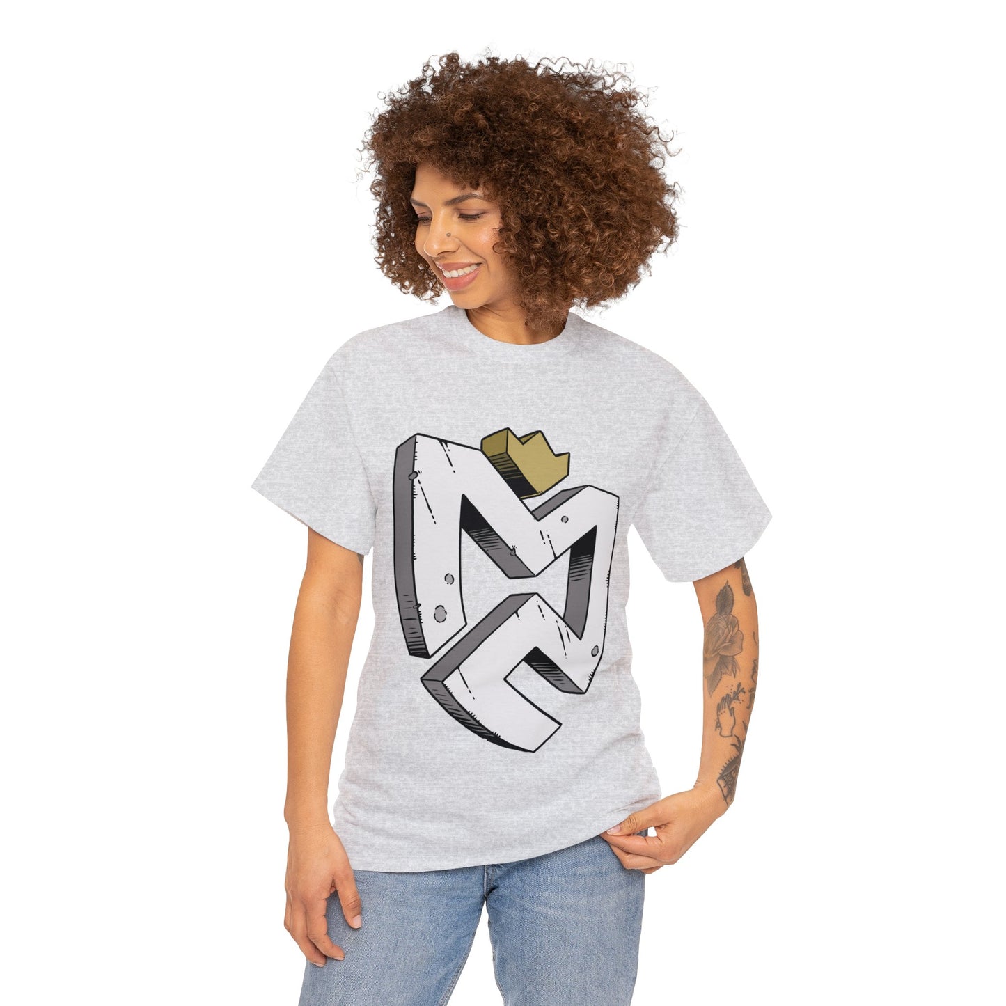 Mitch Creek 3D Logo Heavy Cotton Tee Adult