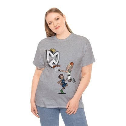 Mitch Creek 3D logo Slam Heavy Cotton Tee Adult