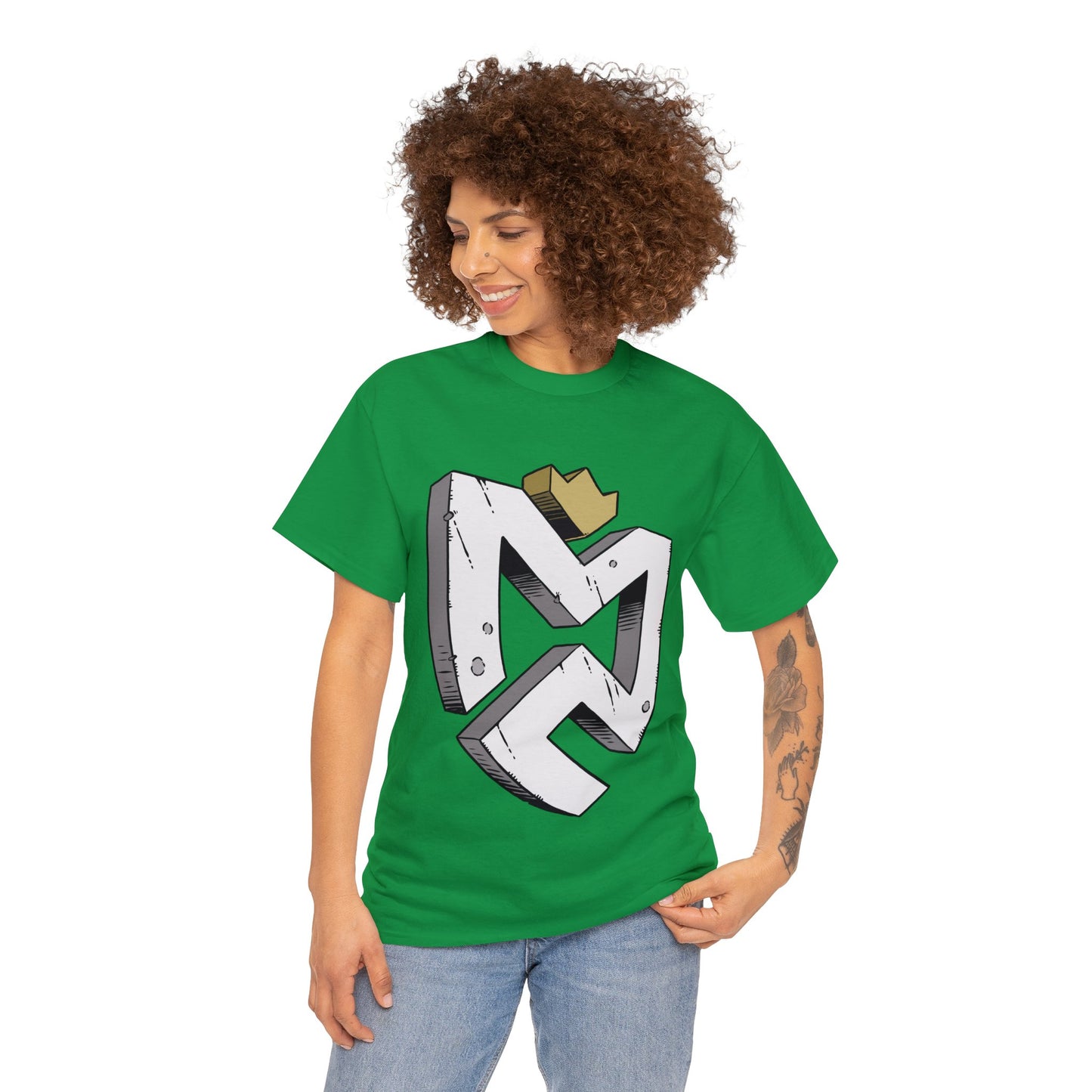 Mitch Creek 3D Logo Heavy Cotton Tee Adult