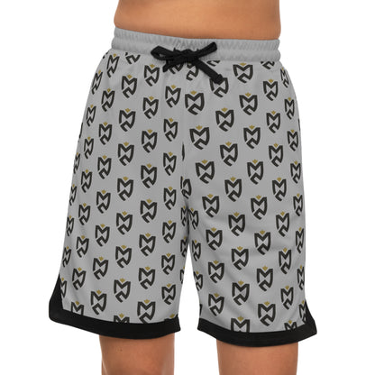 Mitch Creek (all-over) Basketball Rib Shorts Adult