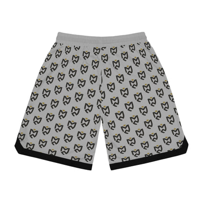 Mitch Creek (all-over) Basketball Rib Shorts Adult