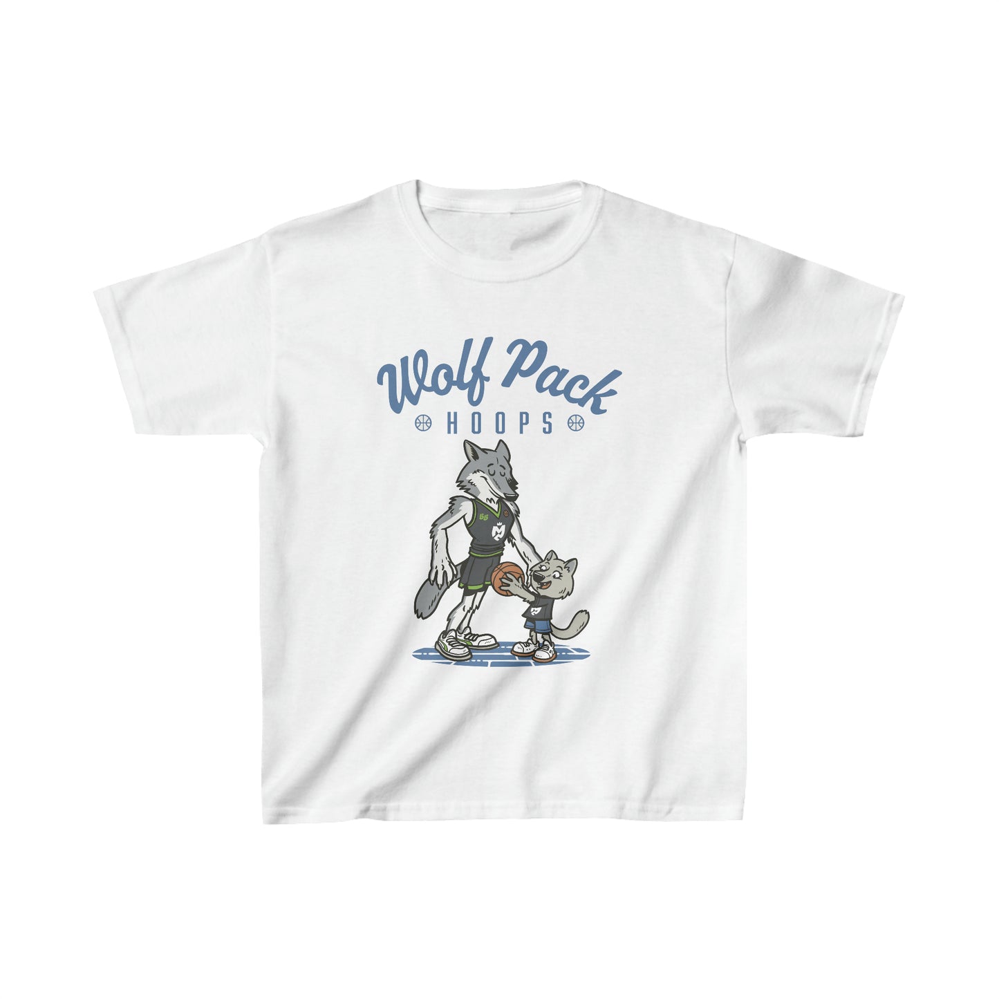 Youth Wolf Pack Hoops Mitch Creek Heavy Cotton™ Tee